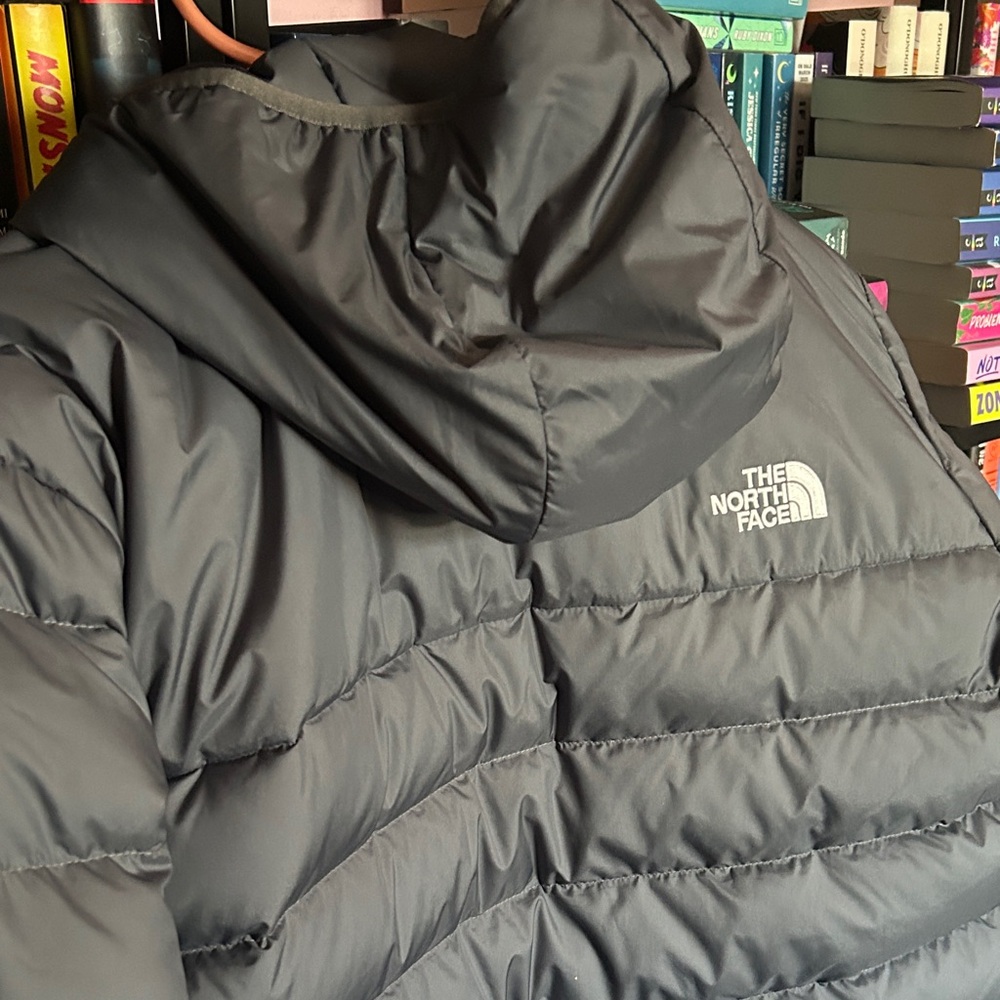 The North Face Men's Charcoal Puffer Jacket - Picture 4 of 5